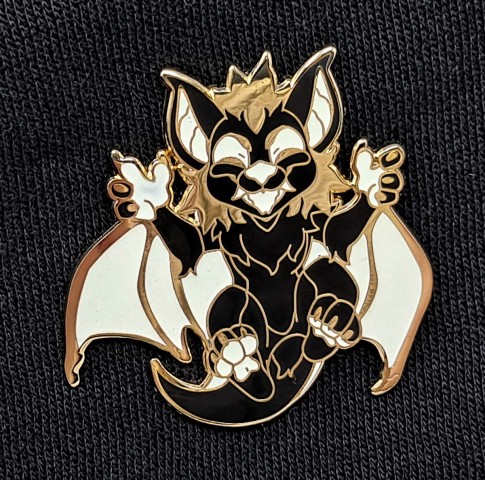 Kirin dragon black friday store mythical pin - Fursona pins